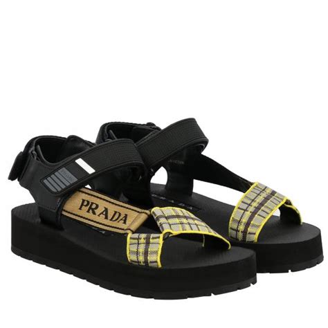 prada women's sandals sale|prada denim sandals.